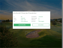 Tablet Screenshot of golfclub-fulda.de